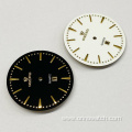 Simple Enamel Watch Dial With Metal Indices